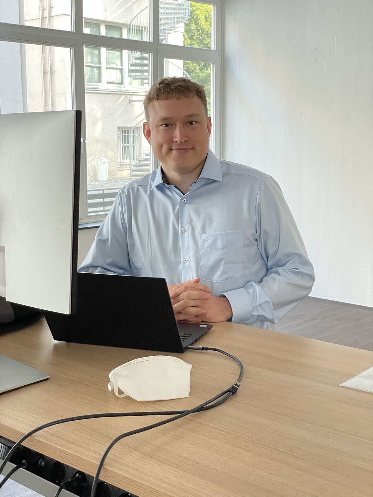 Karsten Sitterberg am Arbeitsplatz